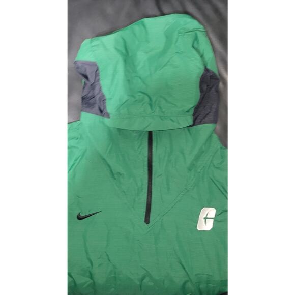 UNC Charlotte 49ers Nike Jacket Green/Black 1/4 Zip Pullover Hoodie Men’s XL - Picture 4 of 16